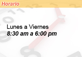 Horario Servicio de Laminado y Pintura
